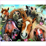 Diamond Painting Animal Kits Horsing Around